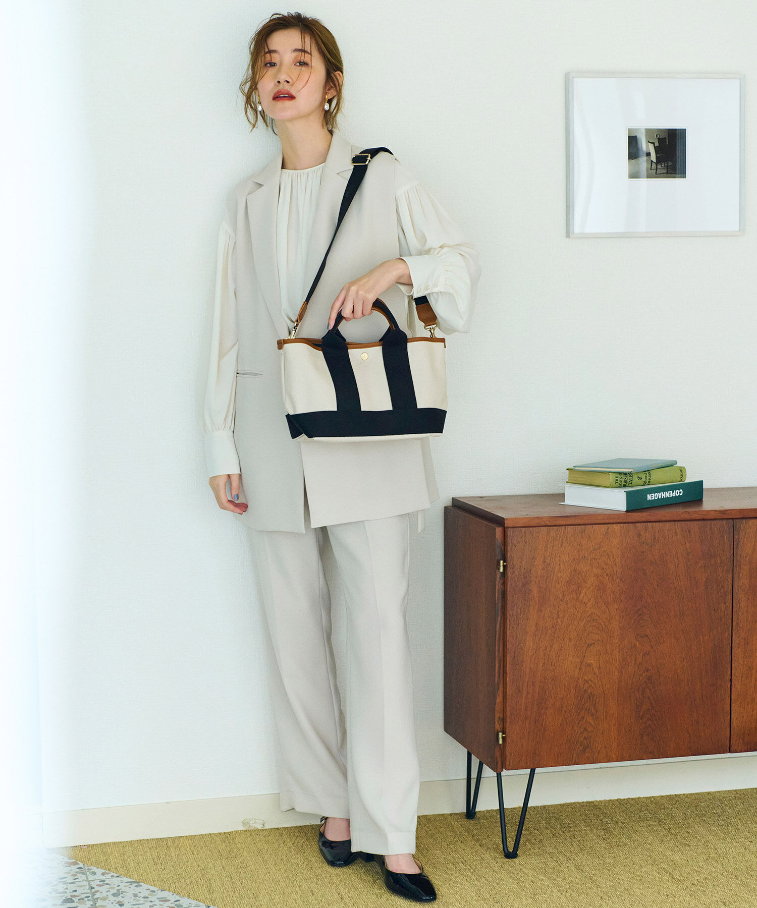 TOPKAPI BREATH「【Breath TOPKAPI】SCOTCH GRAIN スコッチグレイン ショルダー付き ミニ トートバッグ S」|トートバッグ|