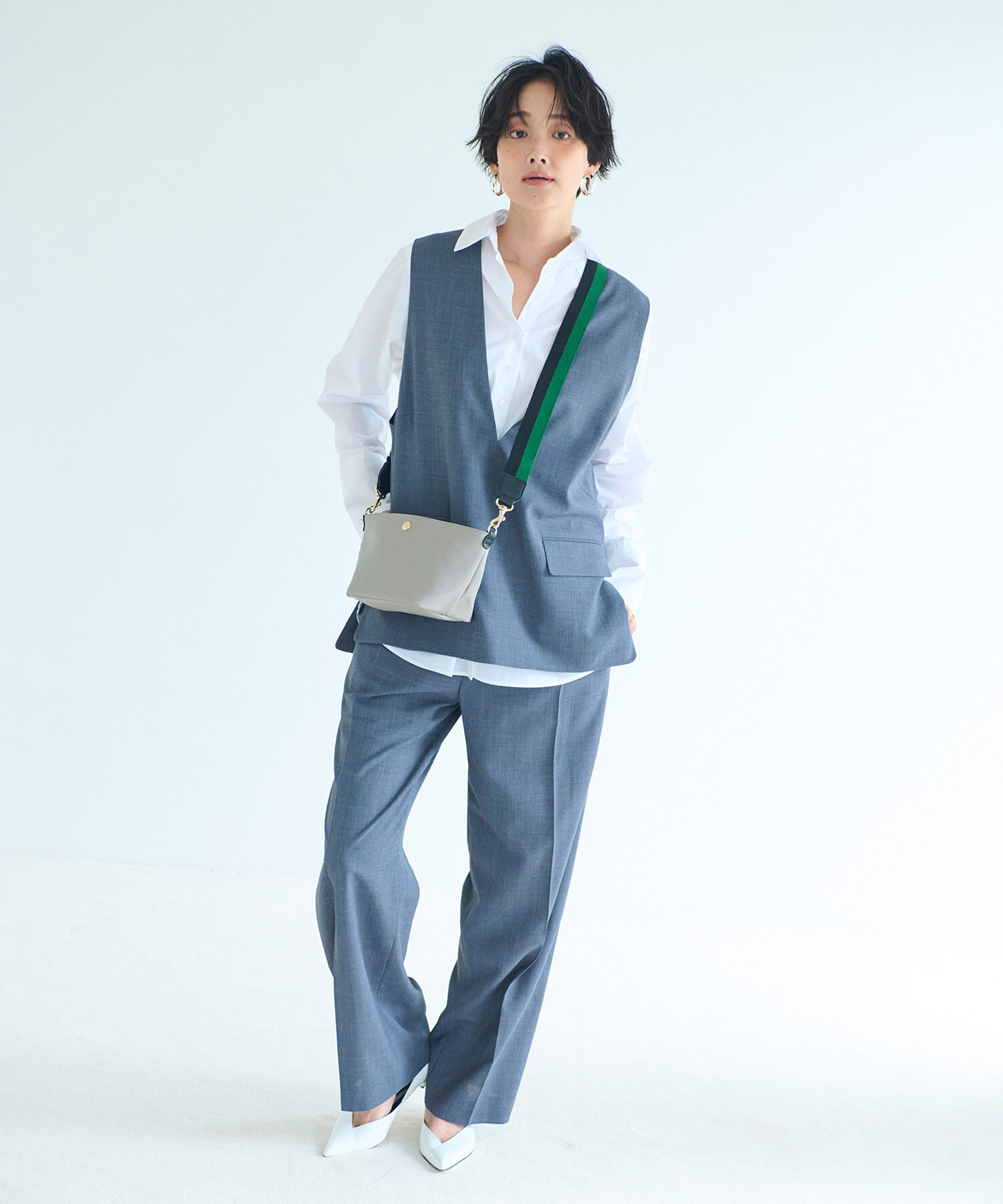 TOPKAPI BREATH「【Breath TOPKAPI】SCOTCH GRAIN スコッチグレイン プレーン バイカラー ミニ ショルダーバッグ」|ショルダー・メッセンジャー|