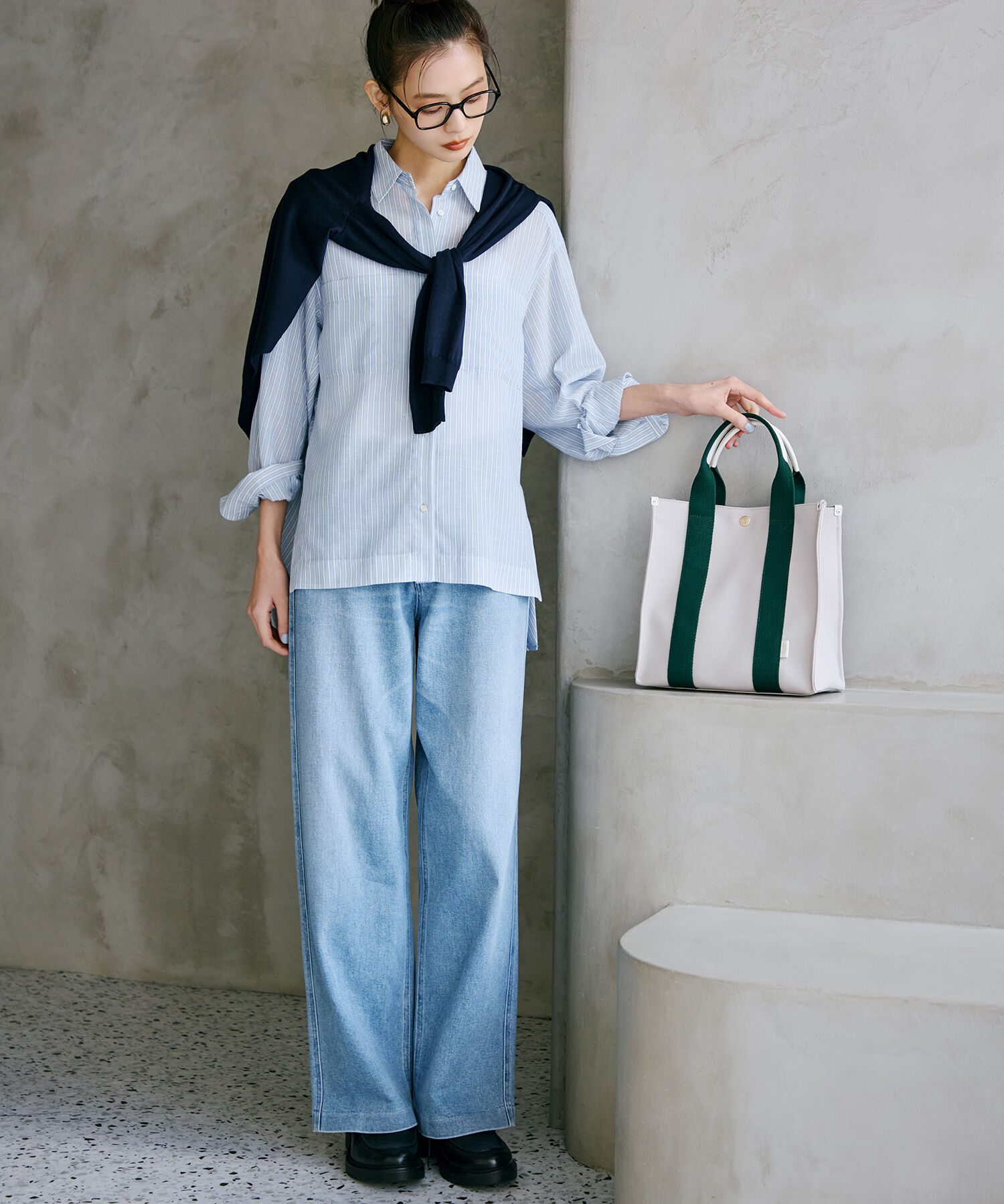 TOPKAPI BREATH「【Breath TOPKAPI】NEO CANVAS ネオキャンバス カラーハンドル ミニ トートバッグ」|トートバッグ|