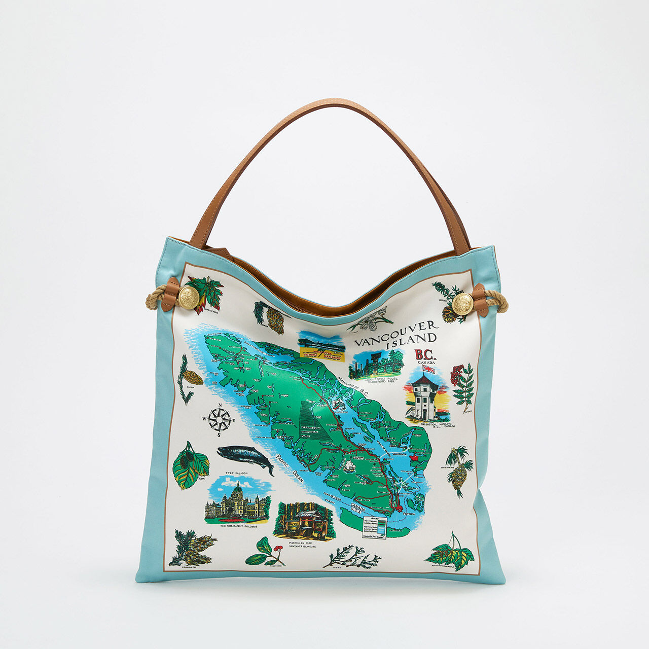 TOPKAPI TREASURE「【26SS】【TREASURE TOPKAPI】マイルドサテン スカーフ柄 トートバッグ」|トートバッグ|