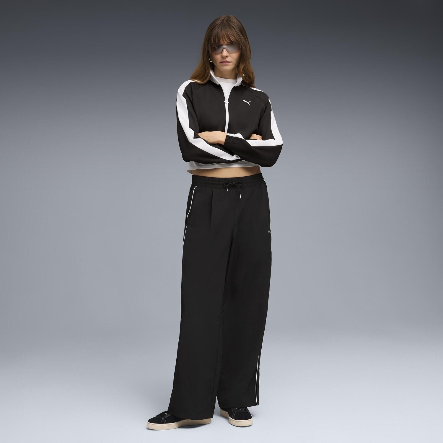 PUMA「【PUMA ｳｪｱ】W T7 PIQUE CROPPED TRACK JKT」|ポロシャツ|