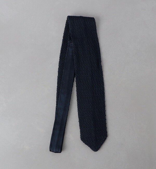 UNITED ARROWS「＜ARCURI＞ ニット ネクタイ」|ネクタイ・蝶ネクタイ|NAVY
