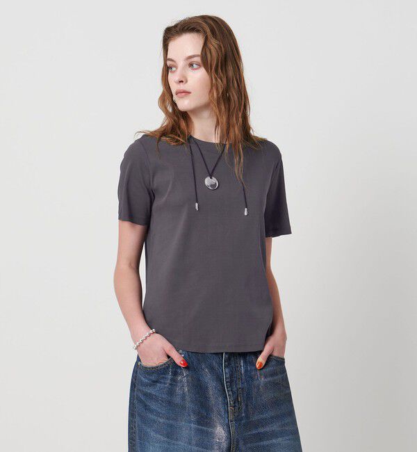 ASTRAET「＜ASTRAET＞フライス クルーネックTシャツ」|Tシャツ・カットソー|