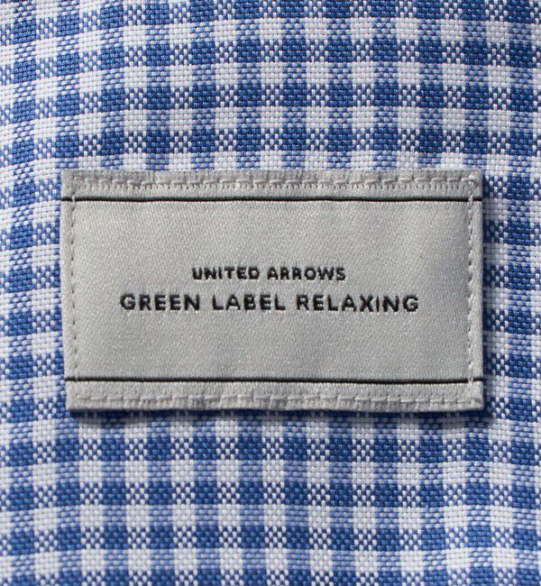 UNITED ARROWS green label relaxing「エブリット コットンオックス ギンガムチェック スナップ ボタンダウン シャツ -イージーアイロン-」|シャツ・ブラウス|