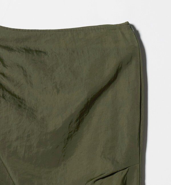 ATTISESSION「＜ATTISESSION＞ナイロン ドレープ ロング スカート」|スカート|