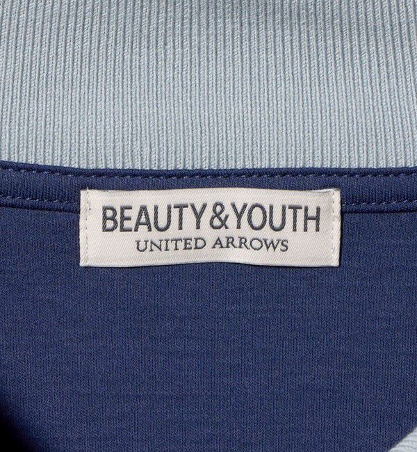 BEAUTY&YOUTH UNITED ARROWS「シャイニー スムース コンビ スキッパー カットソー」|Tシャツ・カットソー|