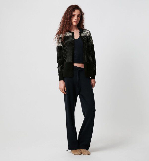 ATTISESSION「＜ATTISESSION＞フェアアイル ジャガード カーディガン」|カーディガン|