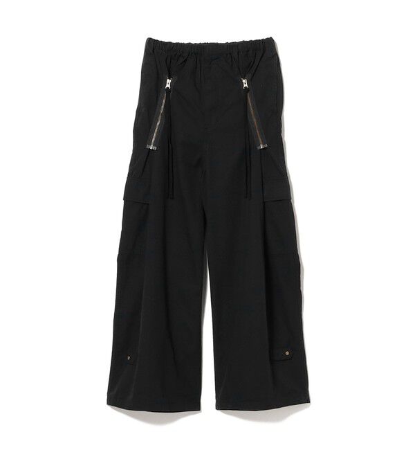 BEAMSBOY「maturely / コットン シルク ジッパー カーゴパンツ」|チノ|
