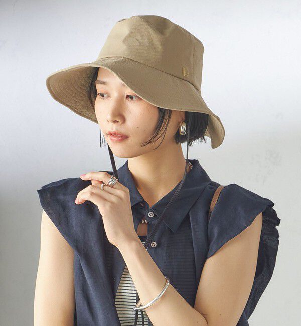 SHIPS for women「Revis.:〈UVカット/撥水〉サファリ ハット」|ハット|