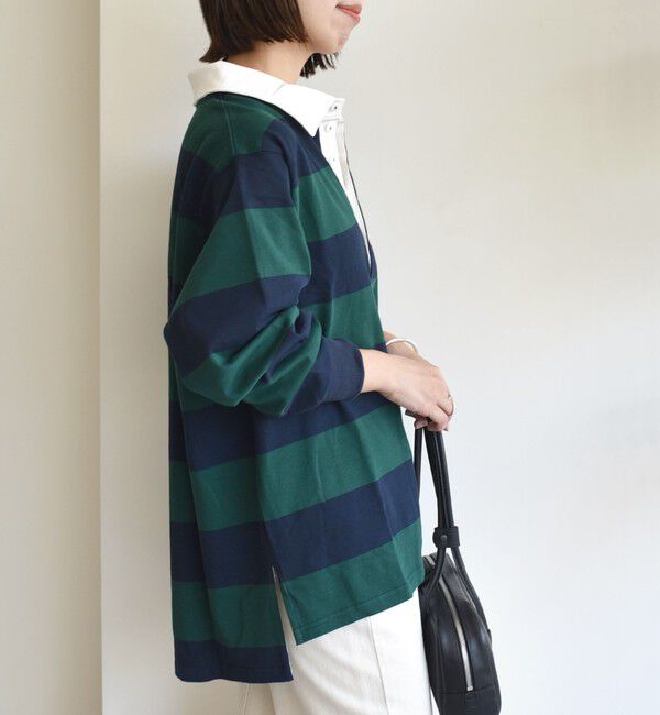 SHIPS for women「【SHIPS別注】LOGAN KNITTING MILLS:〈洗濯機可能〉ラガー シャツ」|Tシャツ・カットソー|
