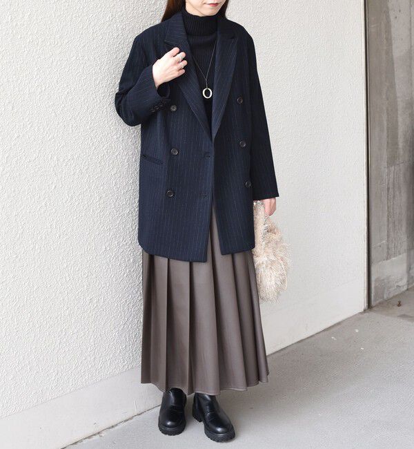 SHIPS Colors 「SHIPS Colors:〈手洗い可能〉ダブル ブレスト ジャコット (ジャケットコート）」|テーラードジャケット|