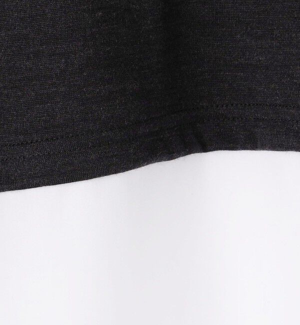 GALERIE VIE「クリアウォッシャブル シャツコンビプルオーバー」|Tシャツ・カットソー|