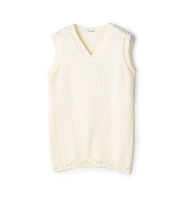 TOMORROWLAND BUYING WEAR「JUDY TURNER Vネック ベスト」|ニット・セーター|41 ライトベージュ