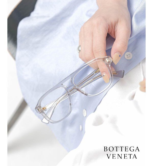 EYETHINK「【BOTTEGA VENETA / ボッテガ・ヴェネタ】BV1294O004」|メガネ|グレーA