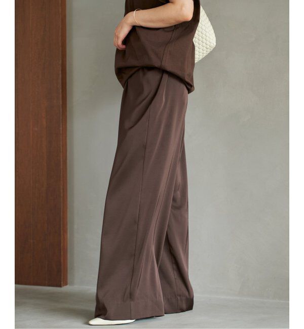 Plage「dull satin relax パンツ」|その他|