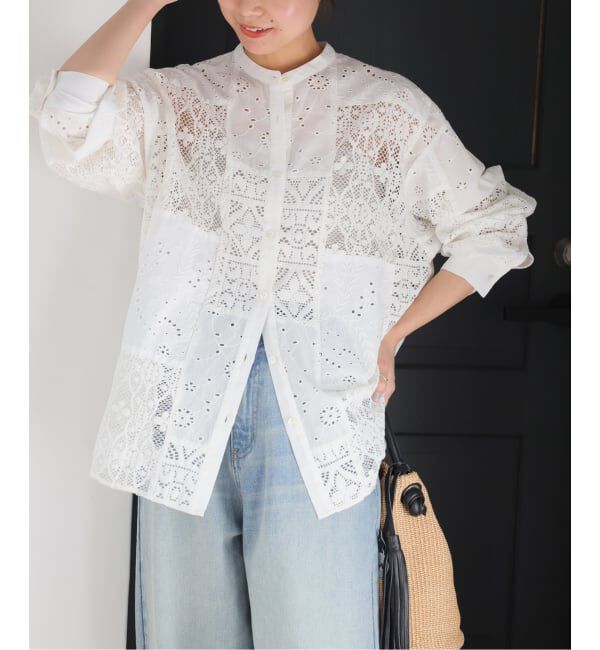 JOURNAL STANDARD relume「《追加2》パッチワークレースシャツ」|シャツ・ブラウス|