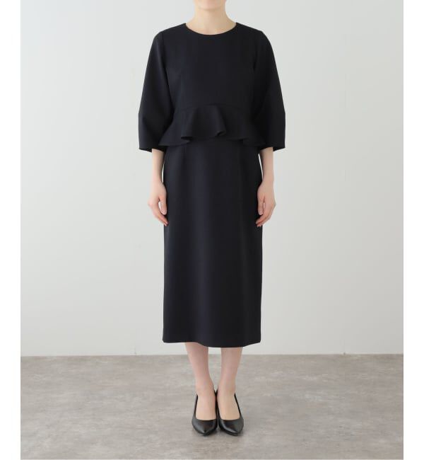  「ペプラムサックワンピース」|ワンピース|
