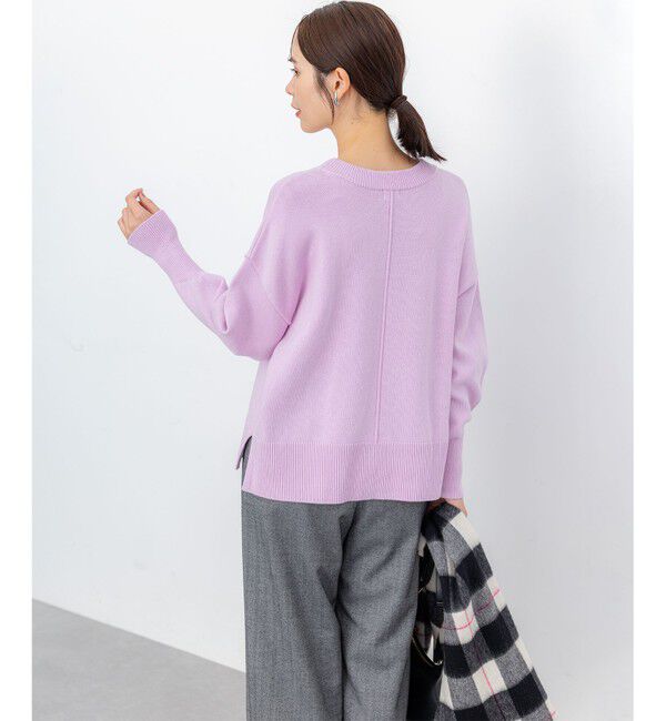 組曲「コットンカシミヤMIX クルーネックニット」|ニット・セーター|