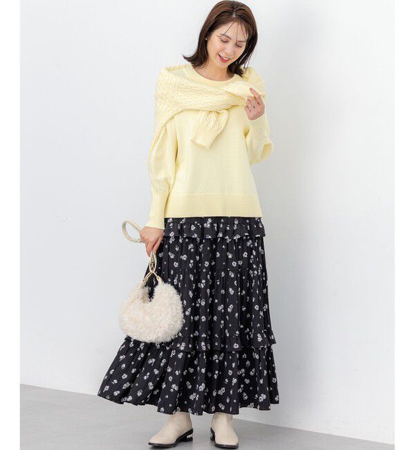 組曲「コットンカシミヤMIX クルーネックニット」|ニット・セーター|