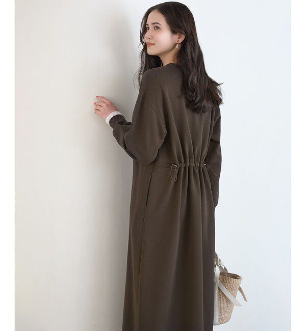 23区「【SLOW/一部店舗限定】ハイゲージテリー ハーフジップ ワンピース」|ワンピース|