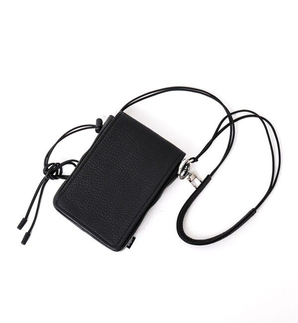 NOLLEY'S goodman「【waku/ワク】レザーフラップショルダー WK-0003」|ショルダー・メッセンジャー|ブラック