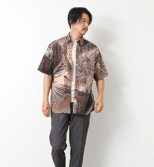 NOLLEY'S goodman「【DotAir】吸水速乾 総柄BDシャツ 25SS」|シャツ・ブラウス|