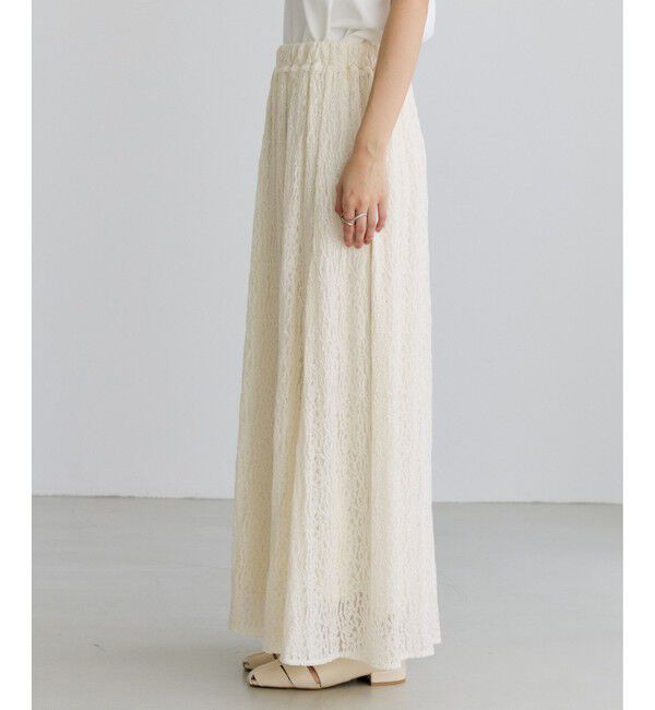 VIS「ラメレースフレアスカート」|スカート|