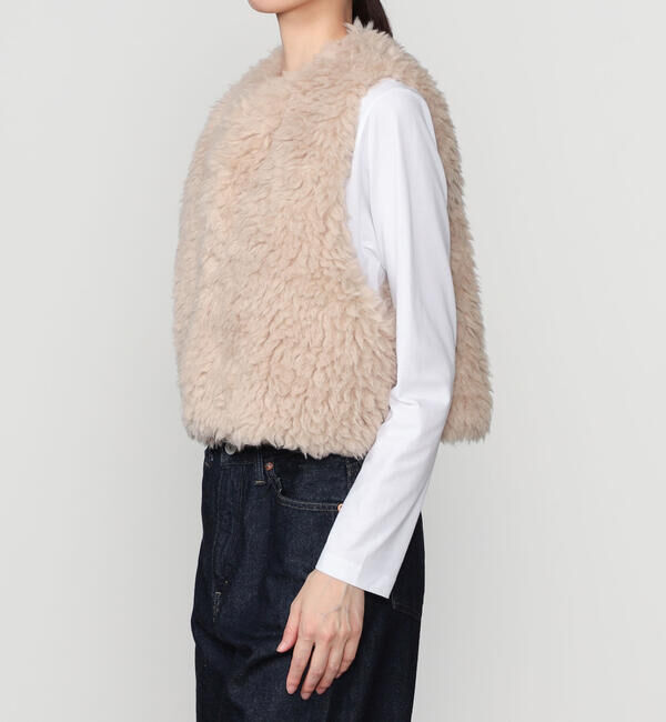 LE GLAZIK「LE GLAZIK | エコファー ジレ WOMEN」|その他|