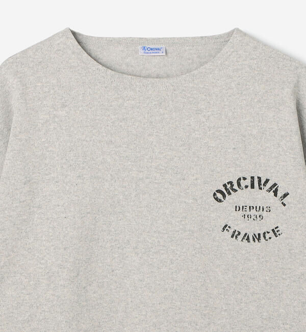 ORCIVAL「ORCIVAL | コットンロード クルーネック ロゴプリントバスクシャツ MEN」|Tシャツ・カットソー|