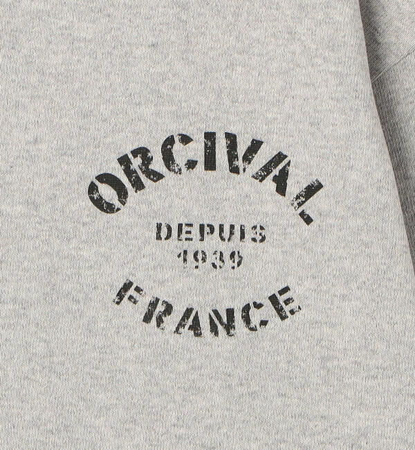 ORCIVAL「ORCIVAL | コットンロード クルーネック ロゴプリントバスクシャツ MEN」|Tシャツ・カットソー|