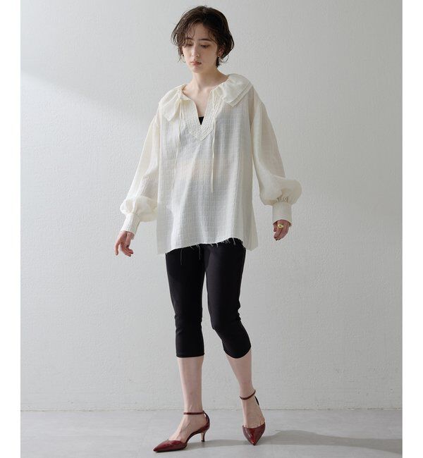 THE PAUSE「【THE PAUSE】カプリパンツ」|チノ|