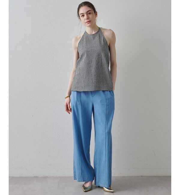 Drawing Numbers「【Drawing Numbers】ソフトデニムワイドパンツ」|チノ|