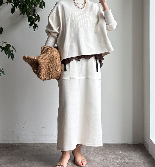  「【WEB限定】ポンチサイドファスナーロゴプルオーバー」|チノ|