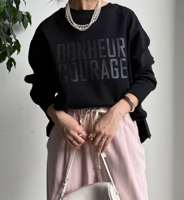  「【WEB限定】ポンチサイドファスナーロゴプルオーバー」|チノ|