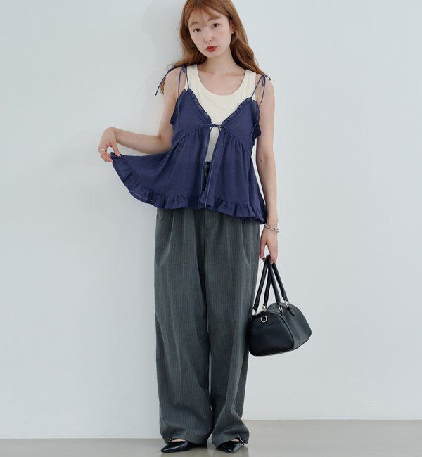  「フリルキャミビスチェ」|キャミソール|