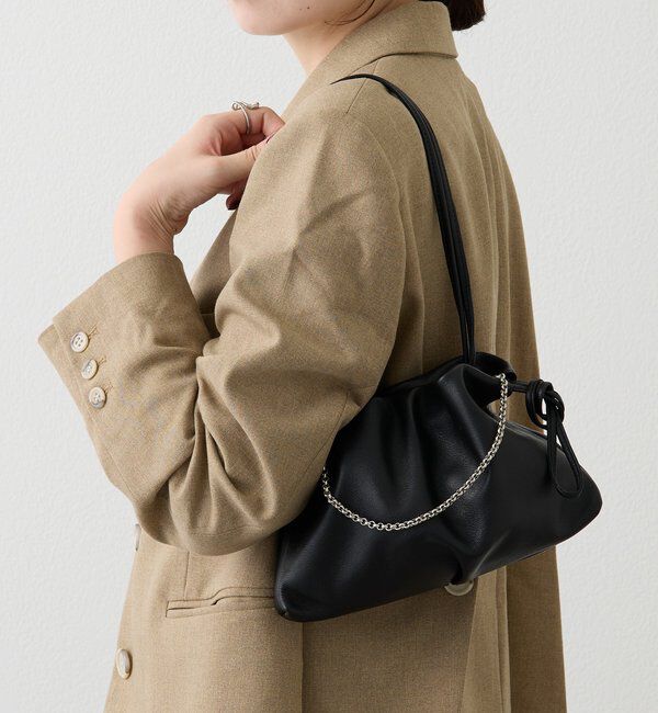  「レザー巾着4WAYミニショルダーバッグ」|ショルダー・メッセンジャー|