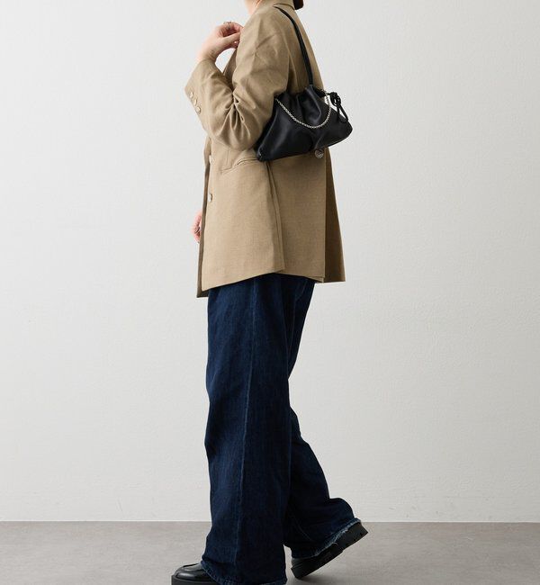  「レザー巾着4WAYミニショルダーバッグ」|ショルダー・メッセンジャー|