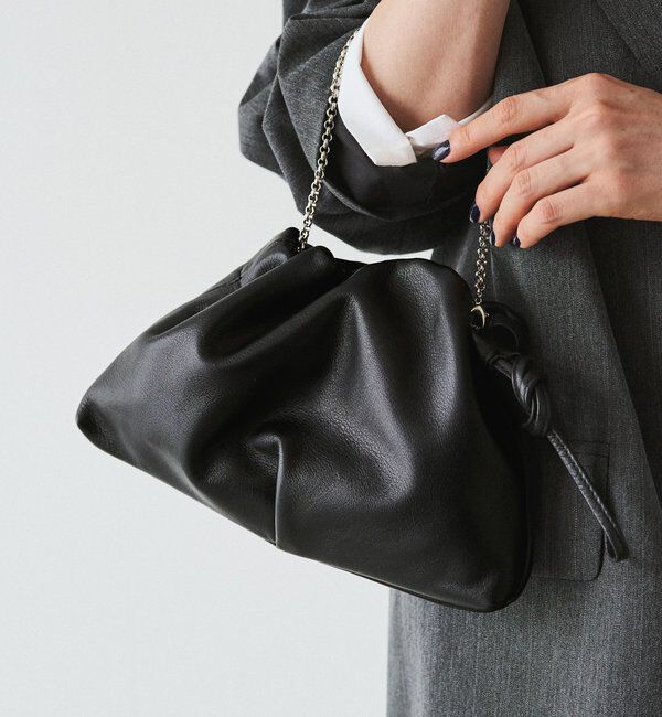  「レザー巾着4WAYミニショルダーバッグ」|ショルダー・メッセンジャー|