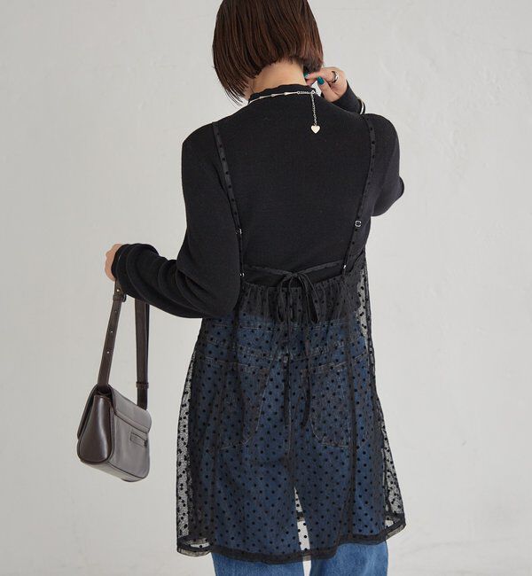  「ドットチュールキャミチュニック」|キャミソール|