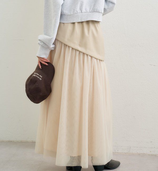  「チュールドッキングスカート」|スカート|