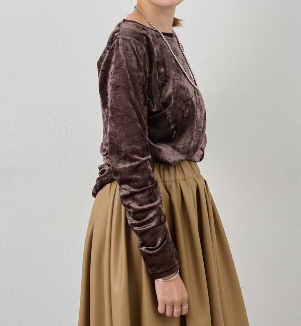  「シアーベロアトップス」|Tシャツ・カットソー|