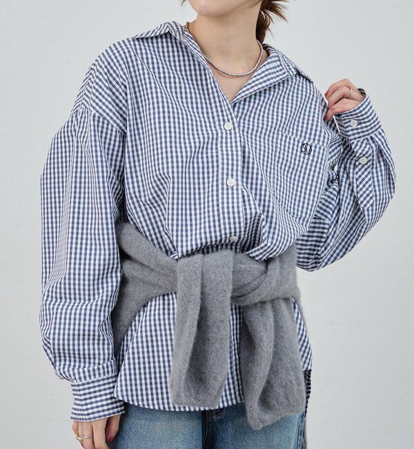  「ギンガムチェックシャツ」|シャツ・ブラウス|
