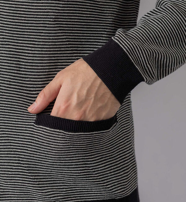 ABAHOUSE「シャドー ボーダー アーガイル カーディガン」|カーディガン|