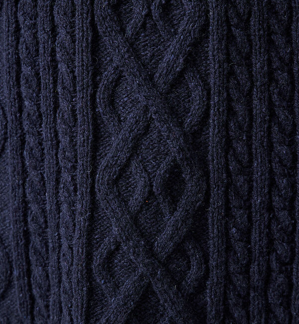 ABAHOUSE「【ECO PLANET】ケーブル編み プルオーバー ニット」|ニット・セーター|