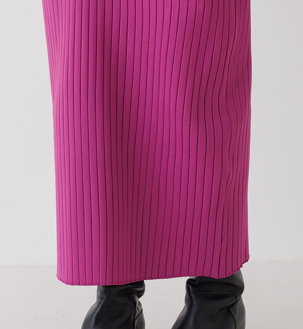 Rouge vif「【セットアップ対応】ストレッチリブニットスカート」|スカート|