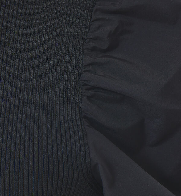 Rouge vif「ファブリックスリーブプルオーバー」|ニット・セーター|