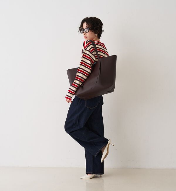 Rouge vif「【&MyuQ/アンドミューク】MELET ビックトートバッグ/ショルダーバッグ【」|トートバッグ|