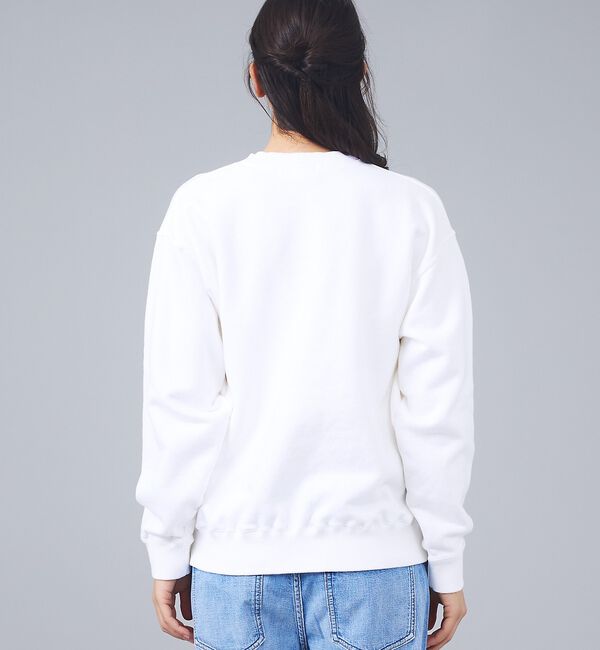 Rouge vif「【Le Melange/ル・メランジュ】ロゴプリントスウェット/スポーティー【W」|スウェット・ジャージ|