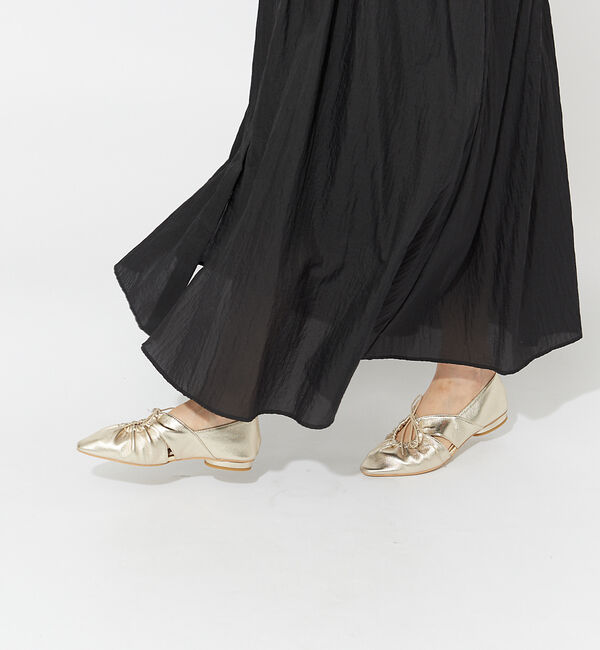 AU BANNISTER「ソフトレザーシャーリングバブーシュ」|その他|