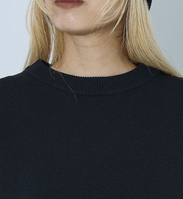 NOMINE「プレーティングニット プルオーバー（ラメ混・無地）」|ニット・セーター|